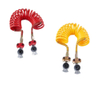 Heavy duty coiled air hose with gladhand