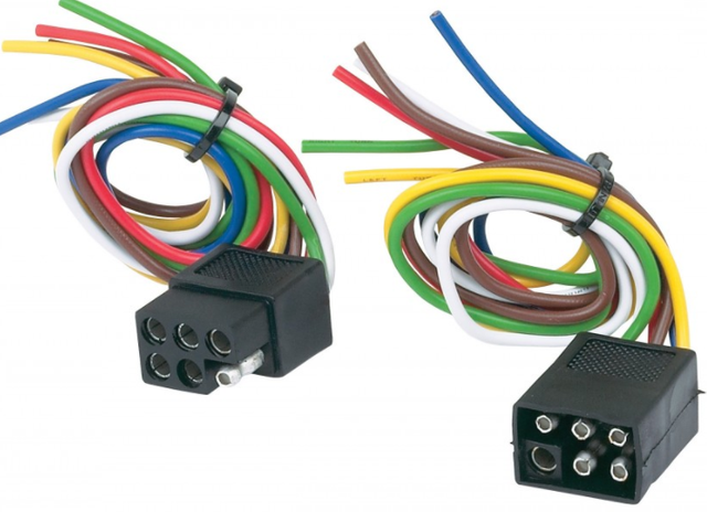 6 Pole Square Set 12" (male and female connectors) 