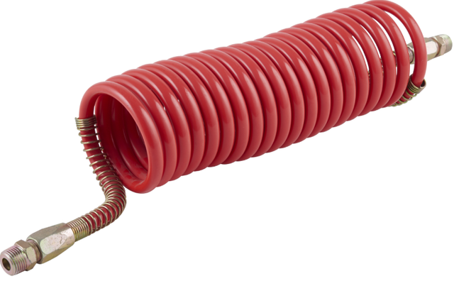 Heavy duty coiled air