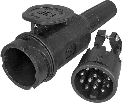 13 Pin Plastic 12V Trailer Plug