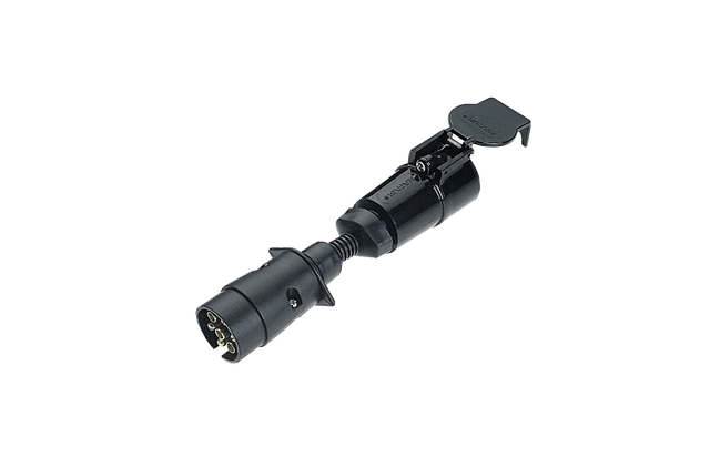 7 Pin Large Round Socket to 5 pin Large plug