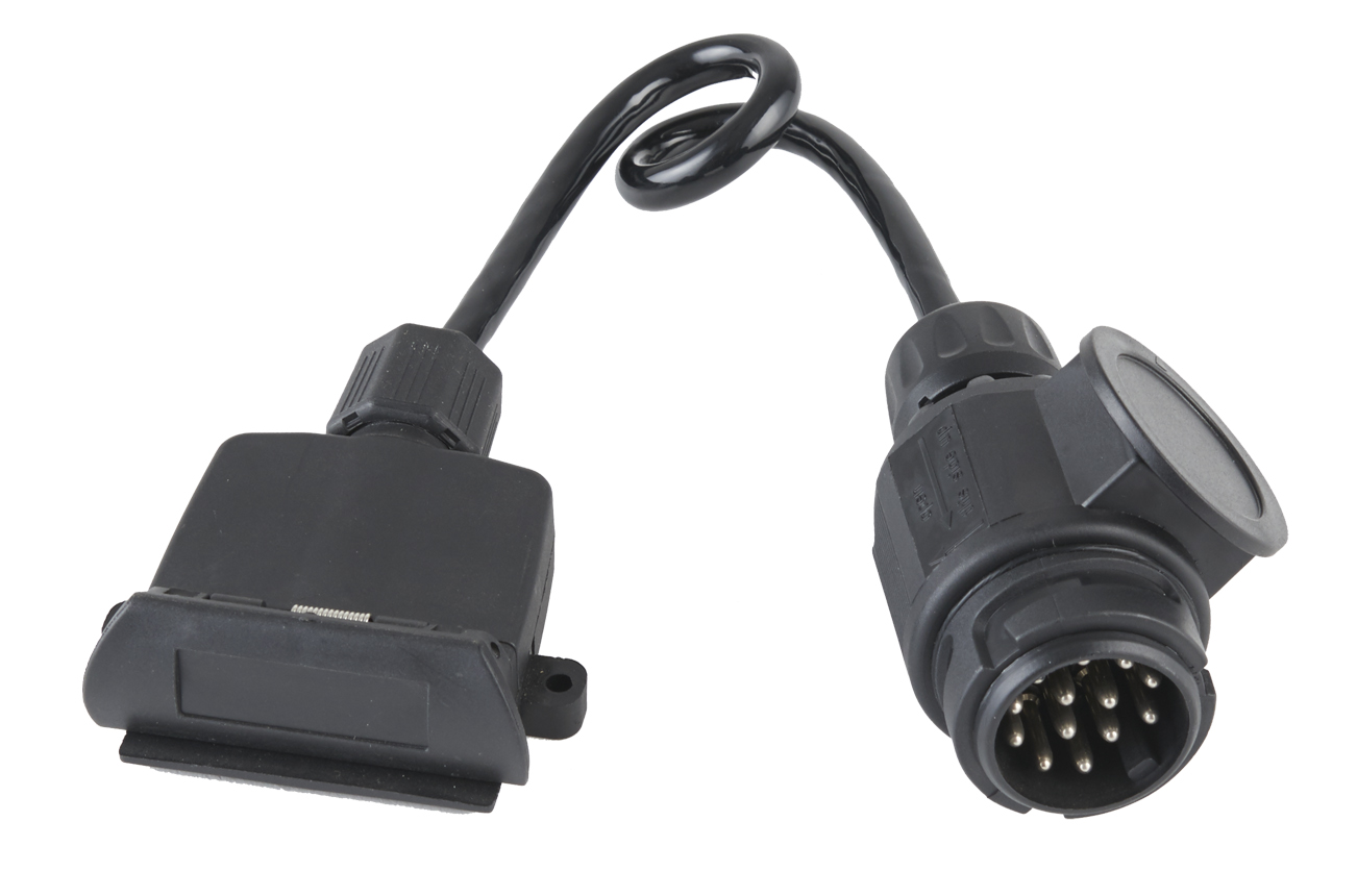 13 Pin European round socket-7 pin plug