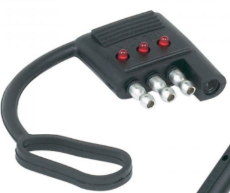 LED 4 Flat Tester with key chain