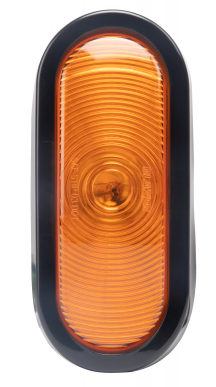 6" Oval Sealed Light Kit (amber & red)
